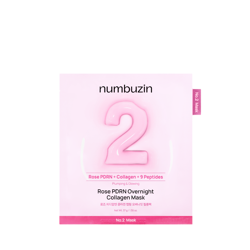 No.2 Rose Pdrn Overnight Collagen Mask (4pcs)