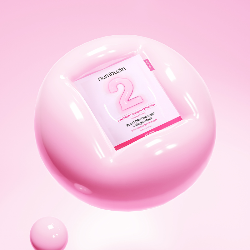 No.2 Rose Pdrn Overnight Collagen Mask (4pcs)