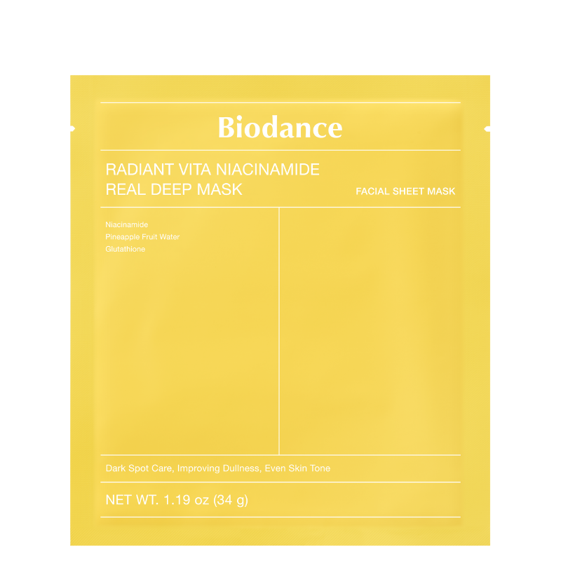 BIODANCE Radiant Vita Niacinamide Real Deep Mask | BONIIK Best Korean Beauty Skincare Makeup Store in Australia