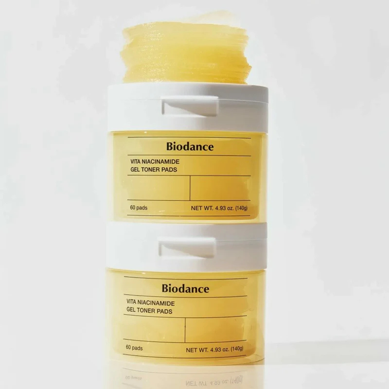 BIODANCE Vita Niacinamide Gel Toner Pads | BONIIK Best Korean Beauty Skincare Makeup Store in Australia