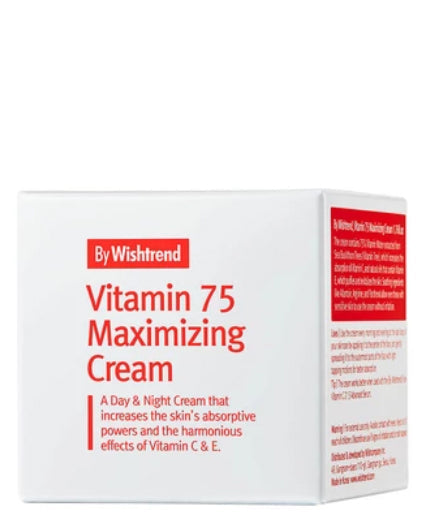 BY WISHTREND Vitamin 75 Maximizing Cream | MOISTURISER | BONIIK