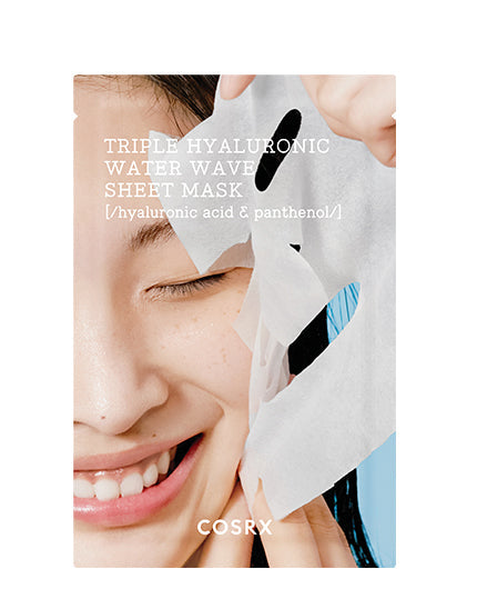 COSRX Hydrium Triple Hyaluronic Water Wave Sheet Mask | BONIIK Best Korean Beauty Skincare Makeup in Australia