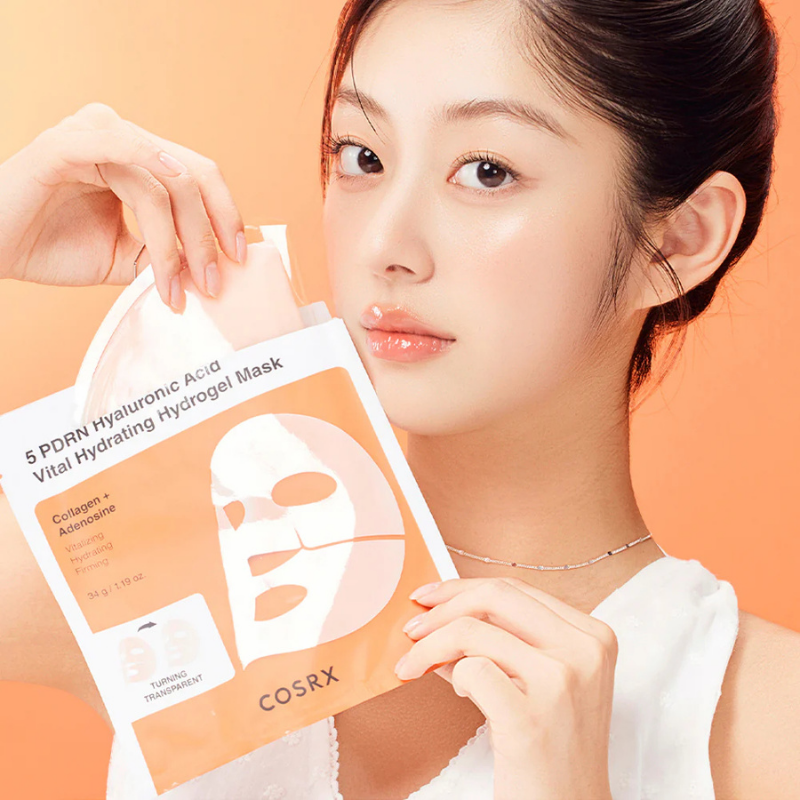 5 PDRN Hyaluronic Acid Vital Hydrating Hydrogel Mask (3pcs)