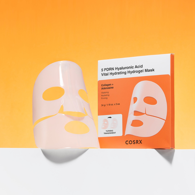 5 PDRN Hyaluronic Acid Vital Hydrating Hydrogel Mask (3pcs)