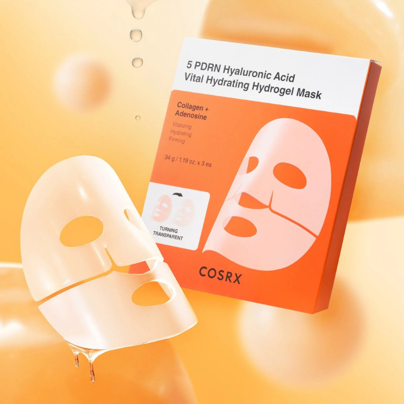 5 PDRN Hyaluronic Acid Vital Hydrating Hydrogel Mask (3pcs)