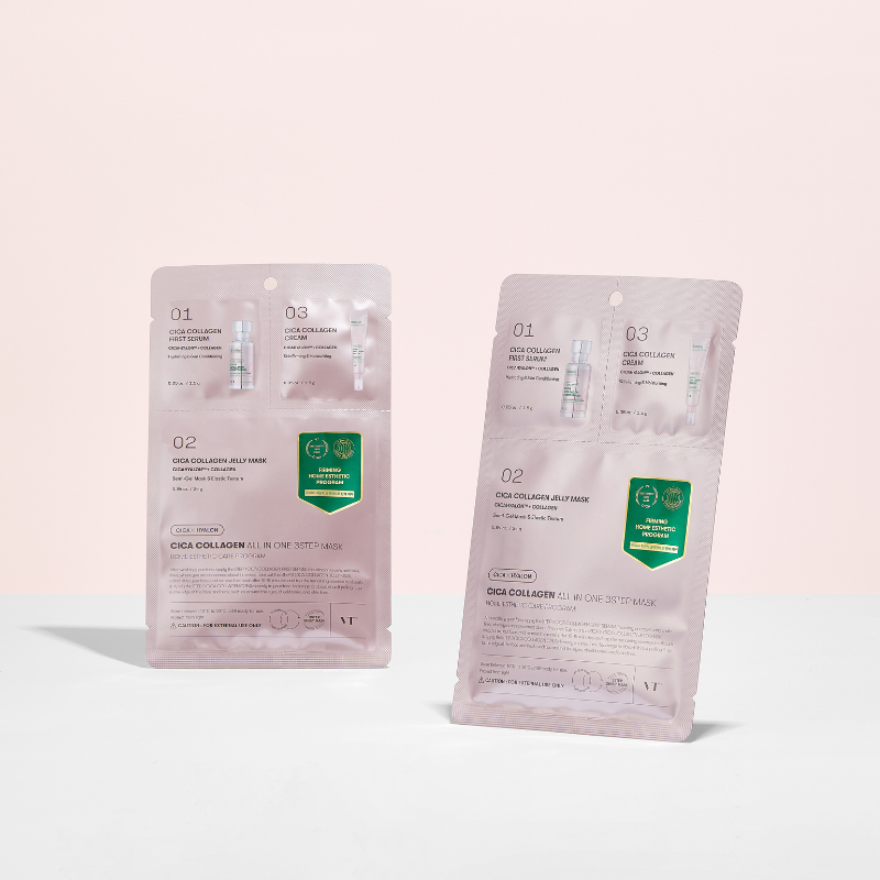 VT CICA COLLAGEN ALL IN ONE 3 STEP MASK | BONIIK Best Korean Beauty Skincare Makeup Store in Australia