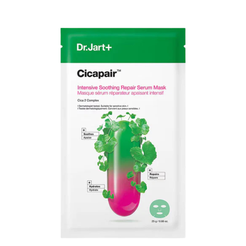 DR JART Cicapair Intensive Soothing Repair Serum Mask | BONIIK Best Korean Beauty Skincare Makeup Store in Australia