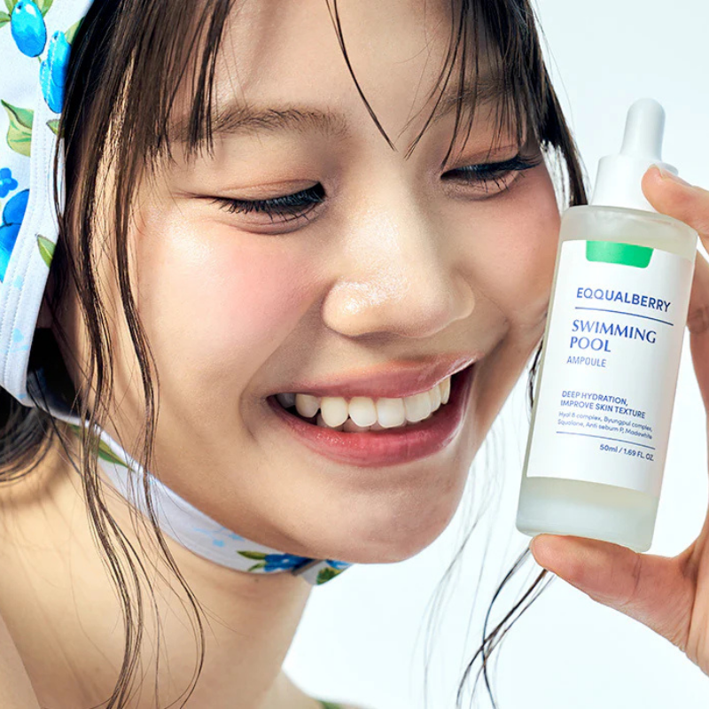 EQQUALBERRY Swimming Pool Ampoule | BONIIK Best Korean Beauty Skincare Makeup Store in Australia