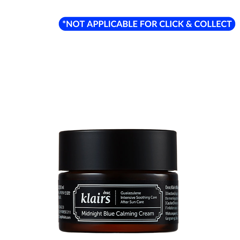 $1 KLAIRS Midnight Blue Calming Cream 30ml (ONLINE EXCLUSIVE)