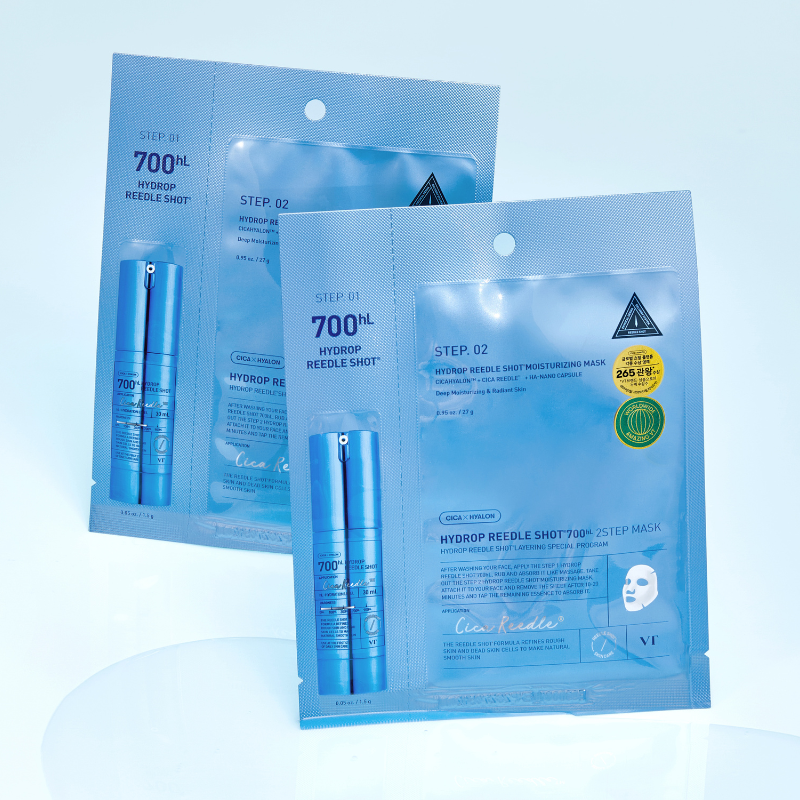 VT HYDROP REEDLE SHOT 300hL 2 STEP MASK  | BONIIK Best Korean Beauty Skincare Makeup Store in Australia