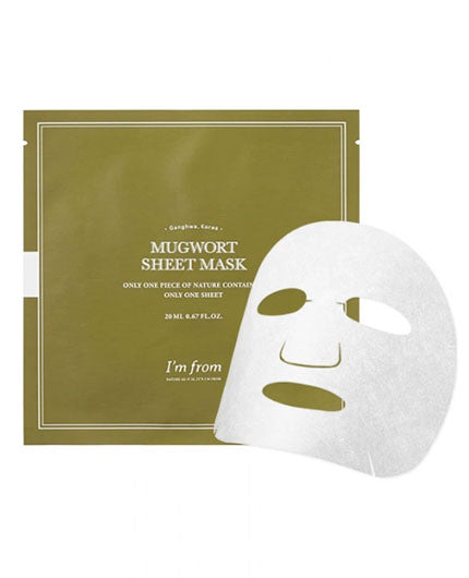 I'M FROM Mugwort Sheet Mask | Calming mask | BONIIK Best Korean Beauty Skincare Makeup in Australia