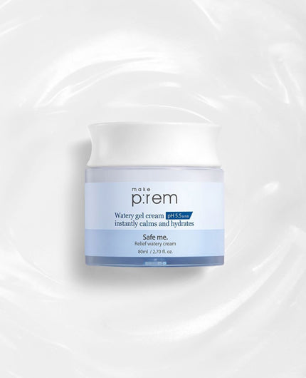 MAKE P:REM Safe Me. Relief Watery Cream | Moisturiser | BONIIK Best Korean Beauty Skincare Makeup Store in Australia