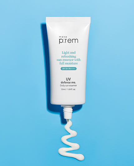 MAKE PREM UV Defense Me. Daily Sun Essence | Sunscreen | BONIIK Best Korean Beauty Skincare Makeup Store in Australia