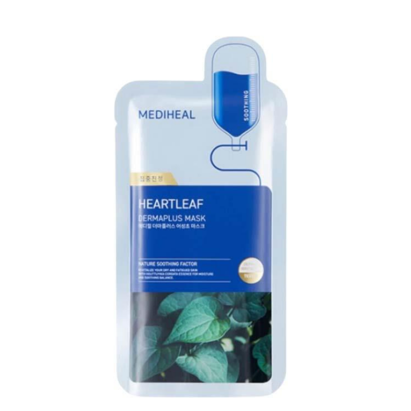 MEDIHEAL DERMAPLUS HEARTLEAF MASK | BONIIK Best Korean Beauty Skincare Makeup Store in Australia