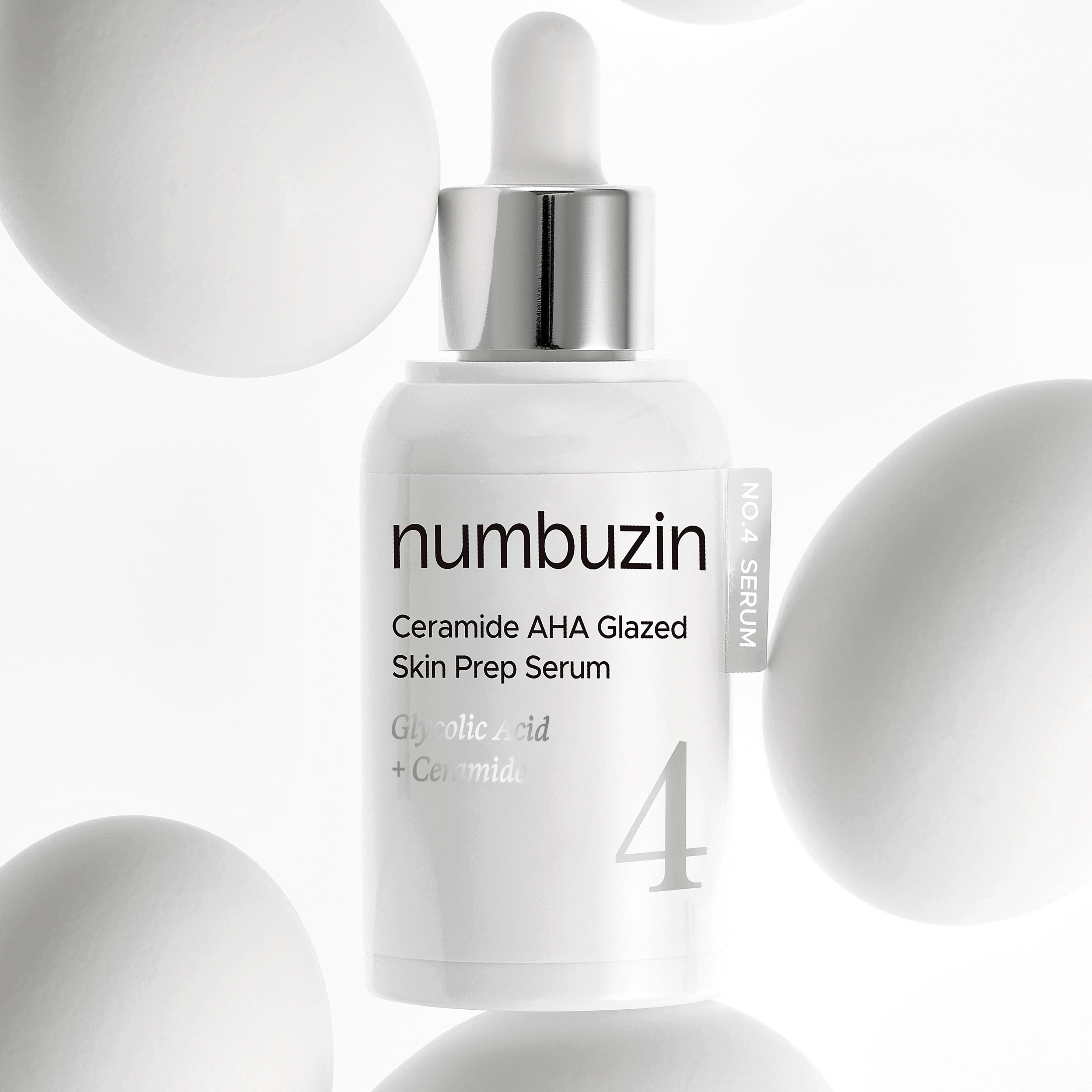 No.4 Ceramide AHA Glazed Skin Prep Serum 30ml