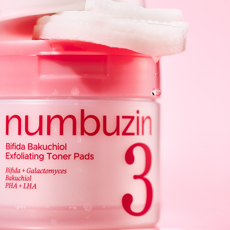 No.3 Bifida Bakuchiol Exfoliating Toner Pads