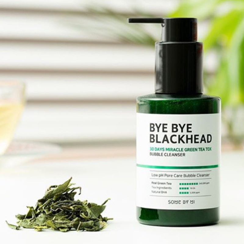 Miracle Bye Bye 30 Days Blackhead Miracle Green Tea Tox Bubble Cleanser