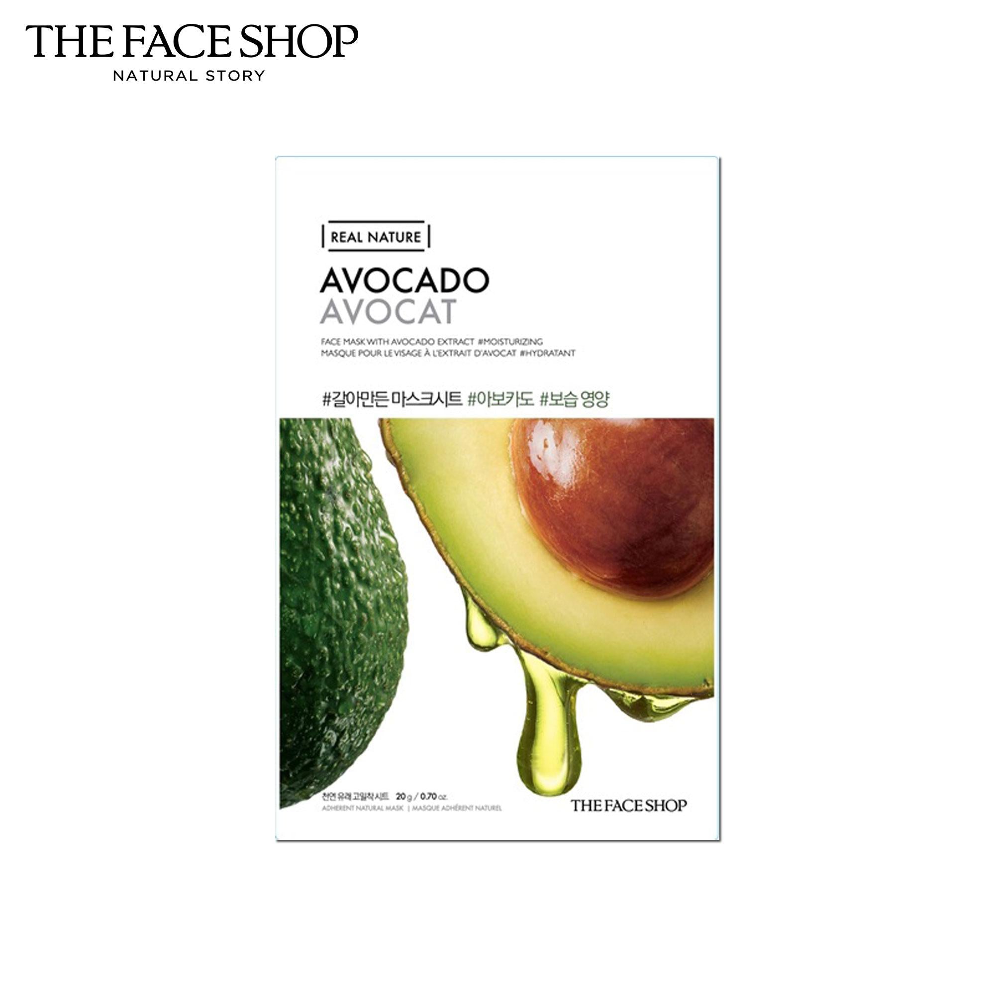 THE FACE SHOP Real Nature Avocado Mask Sheet | MASK | BONIIK