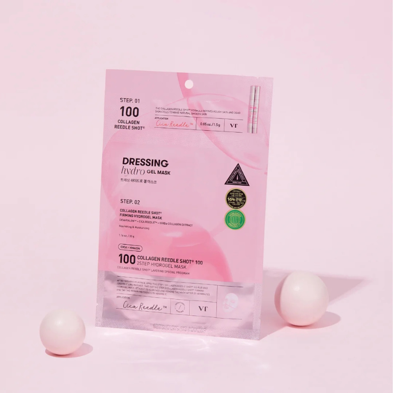 VT COLLAGEN REEDLE SHOT 100 2STEP MASK | BONIIK Best Korean Beauty Skincare Makeup Store in Australia