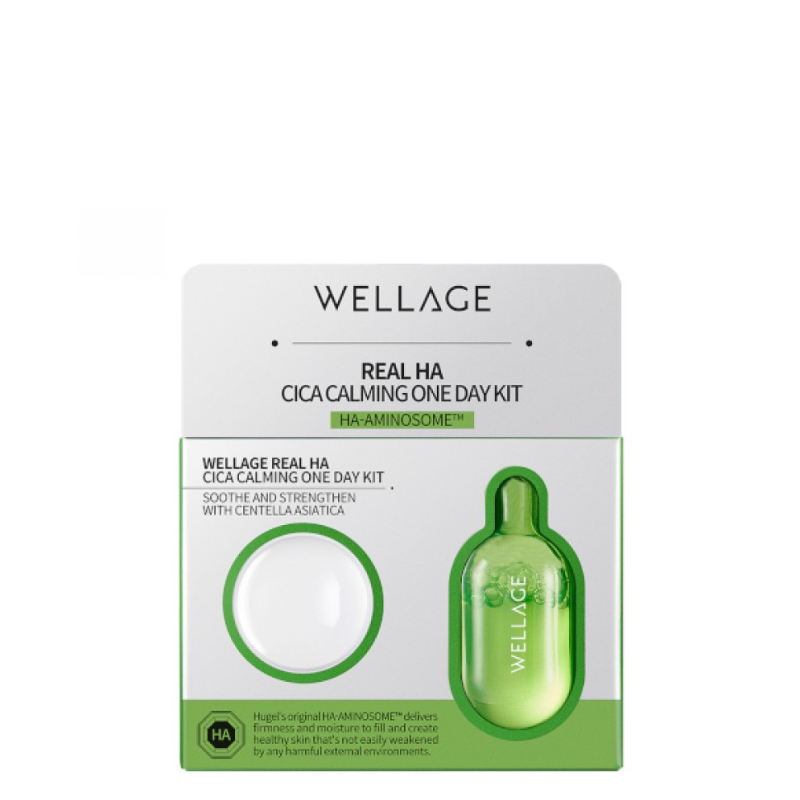 WELLAGE Real Cica Calming One Day Kit | BONIIK Best Korean Beauty Skincare Makeup Store in Australia