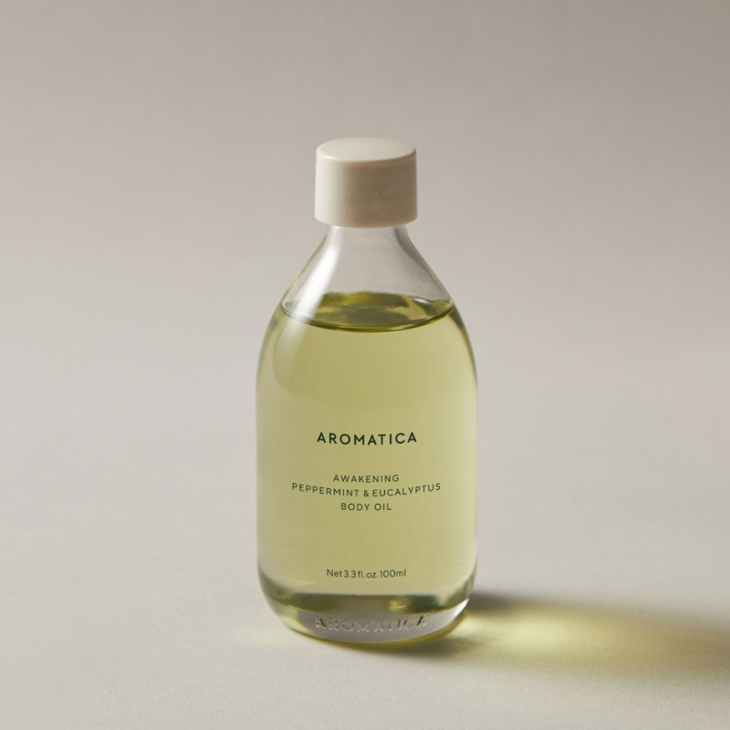 Aromatica Awakening Body Oil Peppermint And Eucalyptus Boniik K Beauty