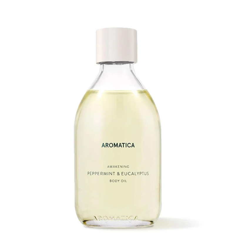 AROMATICA Awakening Body Oil Peppermint & Eucalyptus | BONIIK K-Beauty