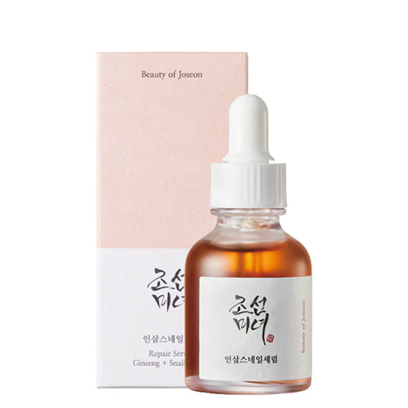Shop BEAUTY OF JOSEON Repair Serum : Ginseng + Snail Mucin | BONIIK Best Korean Beauty Skincare and Cosmetics Store in Australia