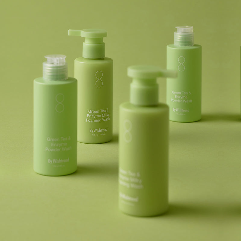 BY WISHTREND Green Tea & Enzyme Milky Foaming Wash | BONIIK Best Korean Beauty Skincare Makeup Store in Australia