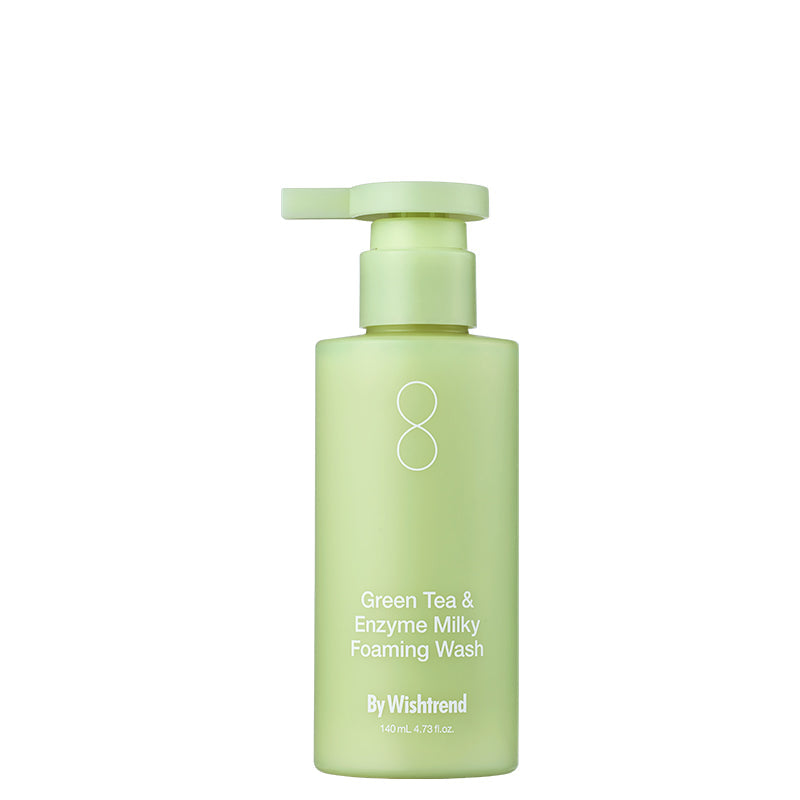 BY WISHTREND Green Tea & Enzyme Milky Foaming Wash | BONIIK Best Korean Beauty Skincare Makeup Store in Australia