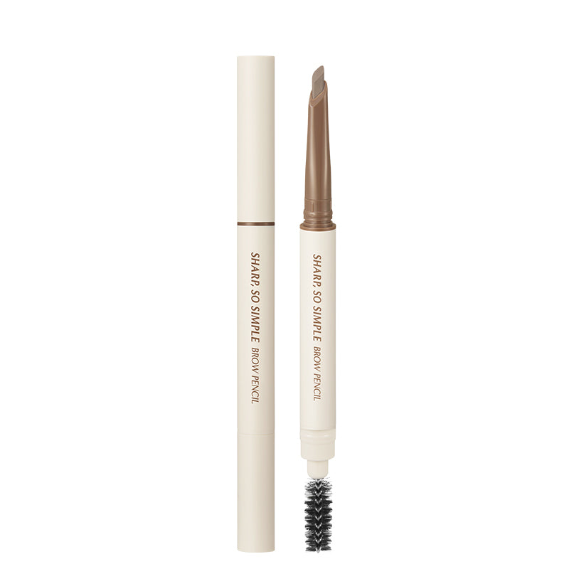 CLIO Sharp So Simple Brow Pencil 02 Ash Brown | BONIIK Best Korean Beauty Skincare Makeup Store in Australia