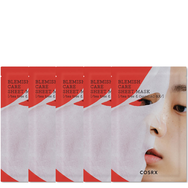 COSRX AC Collection Blemish Care Sheet Mask Bundle (5pcs) | BONIIK