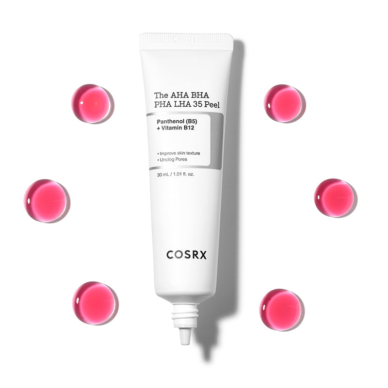 COSRX The AHA BHA LHA 35 Peel | BONIIK Best Korean Beauty Skincare Makeup Store in Australia