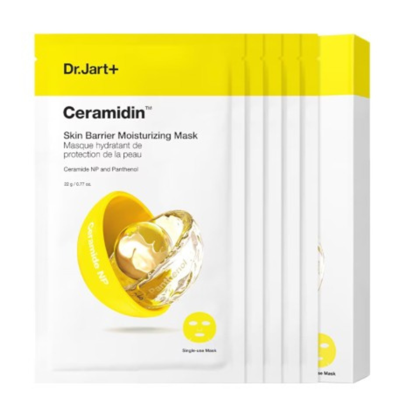DR.JART Ceramidin Skin Barrier Moisturizing Mask Bundle (5pcs) | BONIIK Best Korean Beauty Skincare Makeup Store in Australia