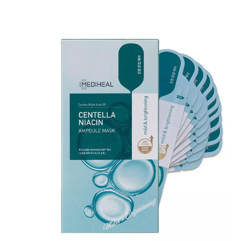 MEDIHEAL Centella Niacin Ampoule Mask Bundle (10pcs)| BONIIK Australia