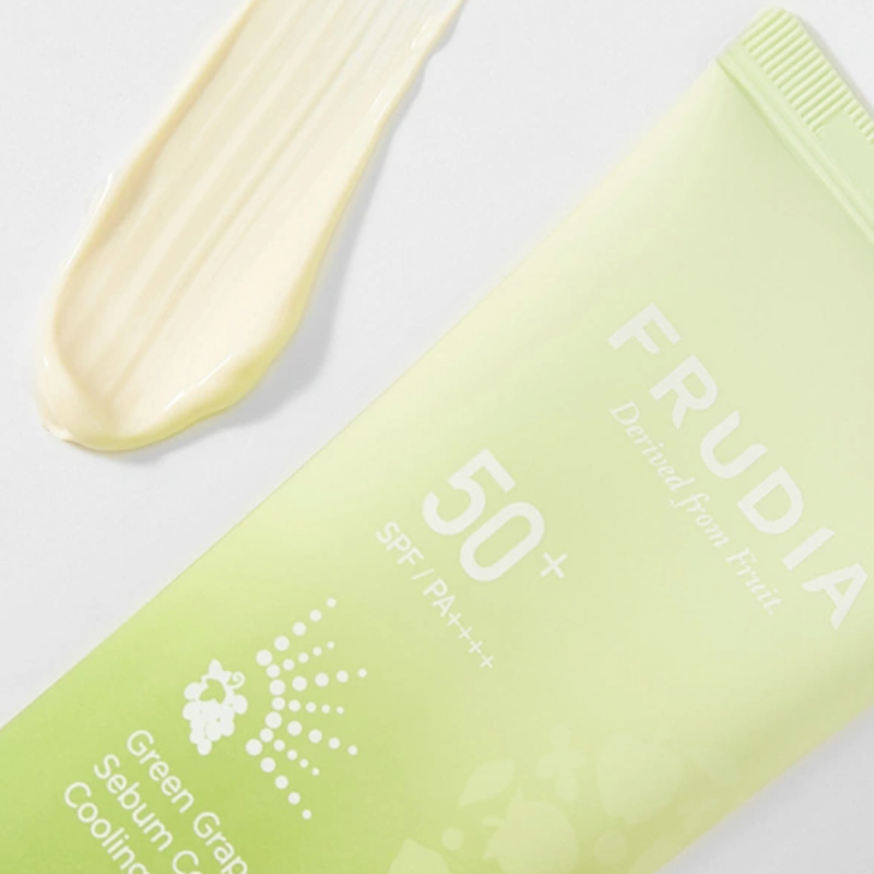 FRUDIA Green Grape Sebum Control Cooling Sun Gel | BONIIK Best Korean Beauty Skincare Makeup Store in Australia