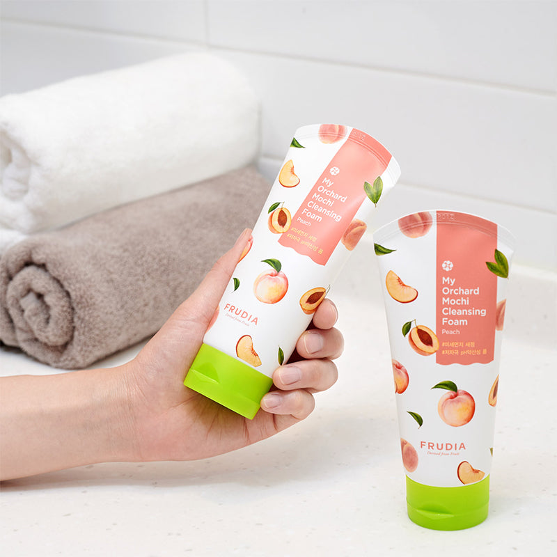 FRUDIA My Orchard Peach Cleansing Foam | BONIIK Best Korean Beauty Skincare Makeup Store in Australia