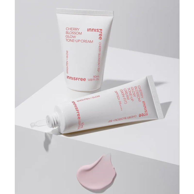 INNISFREE Cherry Blossom Glow Tone Up Cream | BONIIK Best Korean Beauty Skincare Makeup Store in Australia