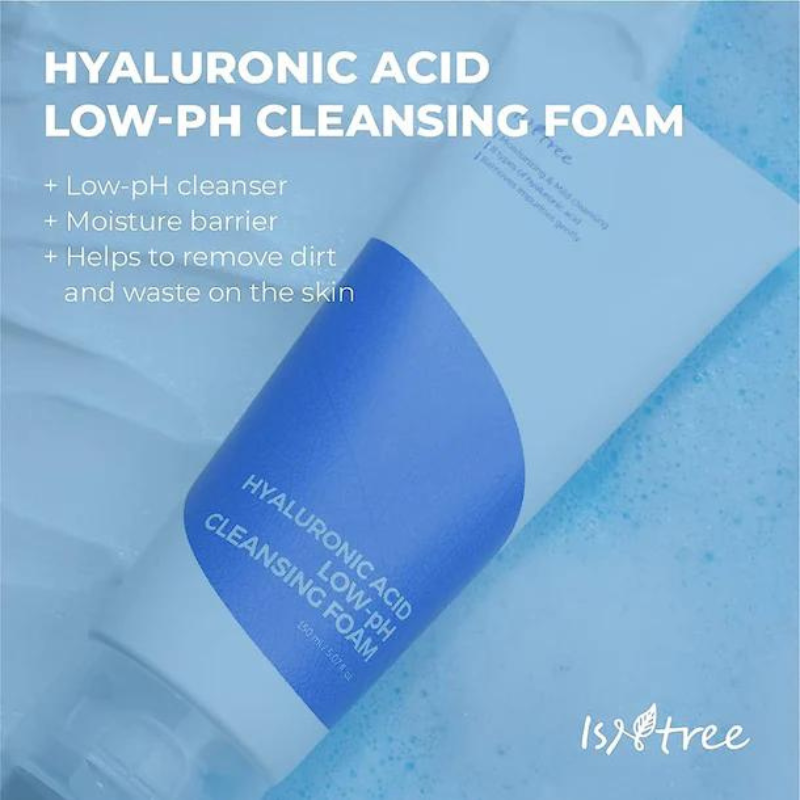 ISNTREE Hyaluronic Acid Low-pH Cleansing Foam | Shop BONIIK Skincare