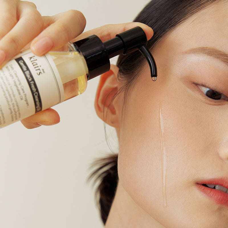 KLAIRS Gentle Black Fresh Cleansing Oil | BONIIK Best Korean Beauty Skincare Makeup Store in Australia