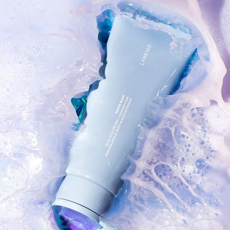 LANEIGE Water Bank Blue Hyaluronic Cleansing Foam | BONIIK Best Korean Beauty Skincare Makeup Store in Australia