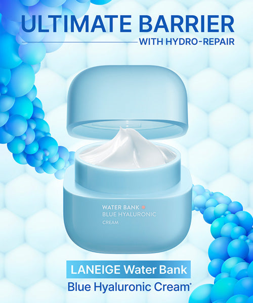 LANEIGE Water Bank Blue Hyaluronic Cream for Normal to Dry Skin | BONIIK Best Korean Beauty Skincare Makeup Store in Australia