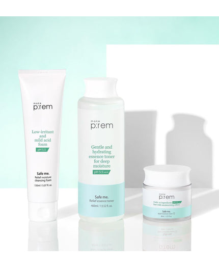 MAKE P:REM Safe Me. Relief Moisture Cream 12 | MOISTURISER | BONIIK | Best Korean Beauty Skincare Makeup in Australia