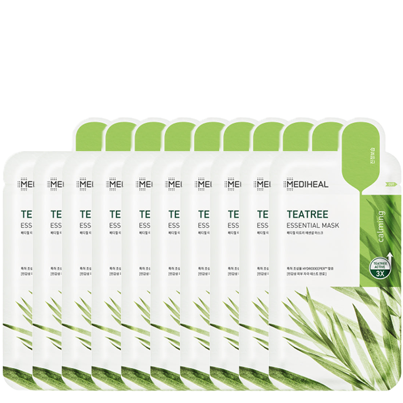 MEDIHEAL Tea Tree Essential Mask Bundle (10pcs) | Mask Sheet | BONIIK