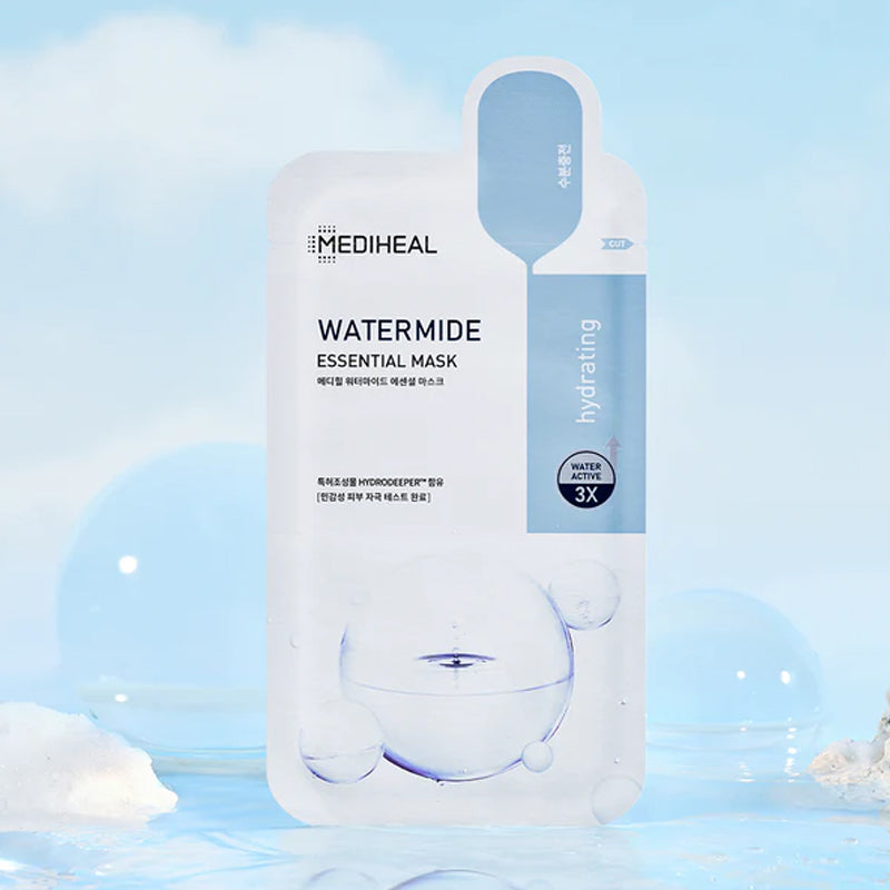 MEDIHEAL Watermide Essential Mask | BONIIK Best Korean Beauty Skincare Makeup Store in Australia