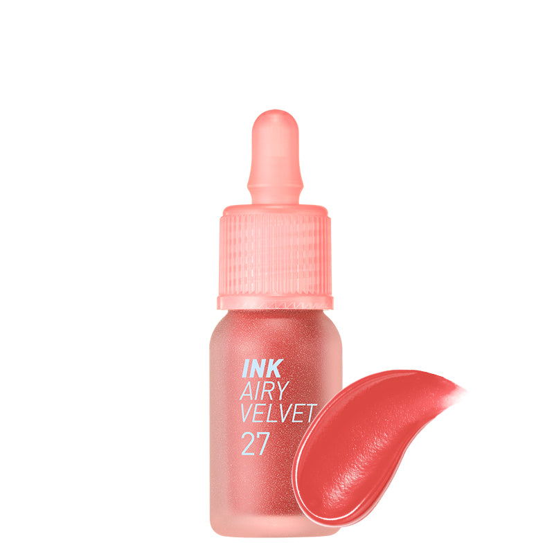 PERIPERA Ink Airy Velvet 27 Inside Peach BONIIK Korean Makeup Australia