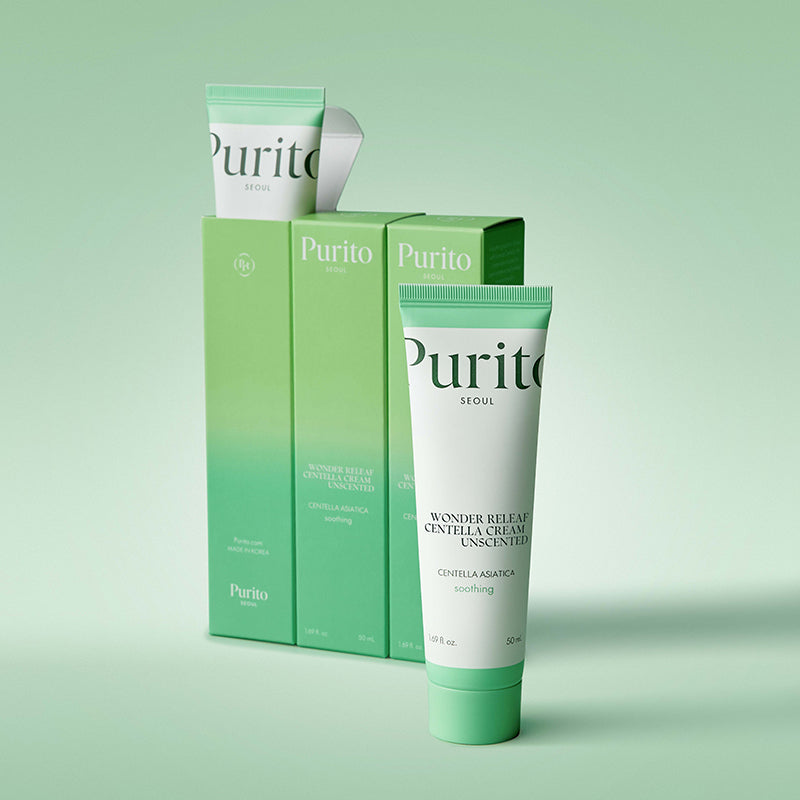 PURITO Wonder Releaf Centella Cream Unscented | BONIIK Best Korean Beauty Skincare Makeup Store in Australia