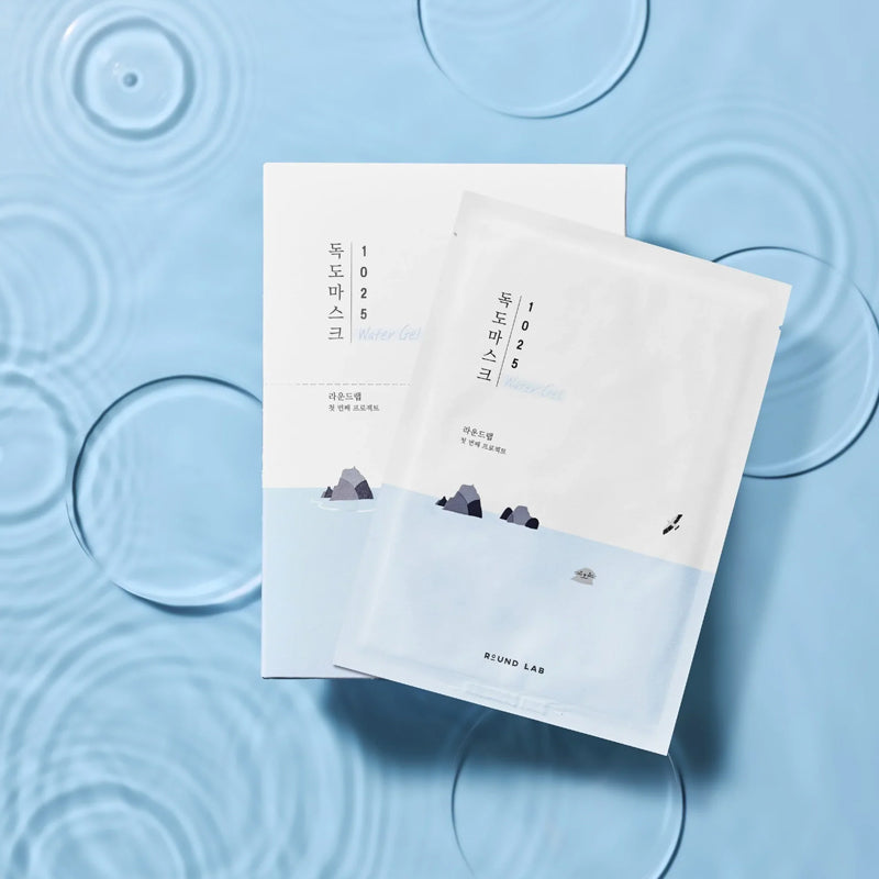 ROUND LAB 1025 Dokdo Hydrating Water Gel Mask | BONIIK Best Korean Beauty Skincare Makeup Store in Australia