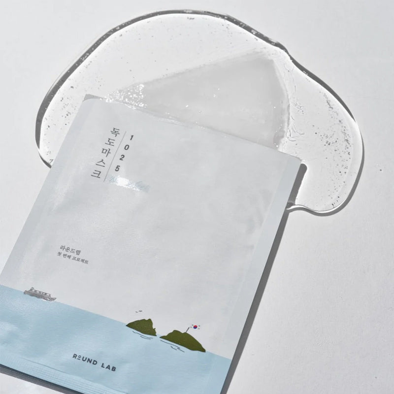 ROUND LAB 1025 Dokdo Hydrating Water Gel Mask | BONIIK Best Korean Beauty Skincare Makeup Store in Australia