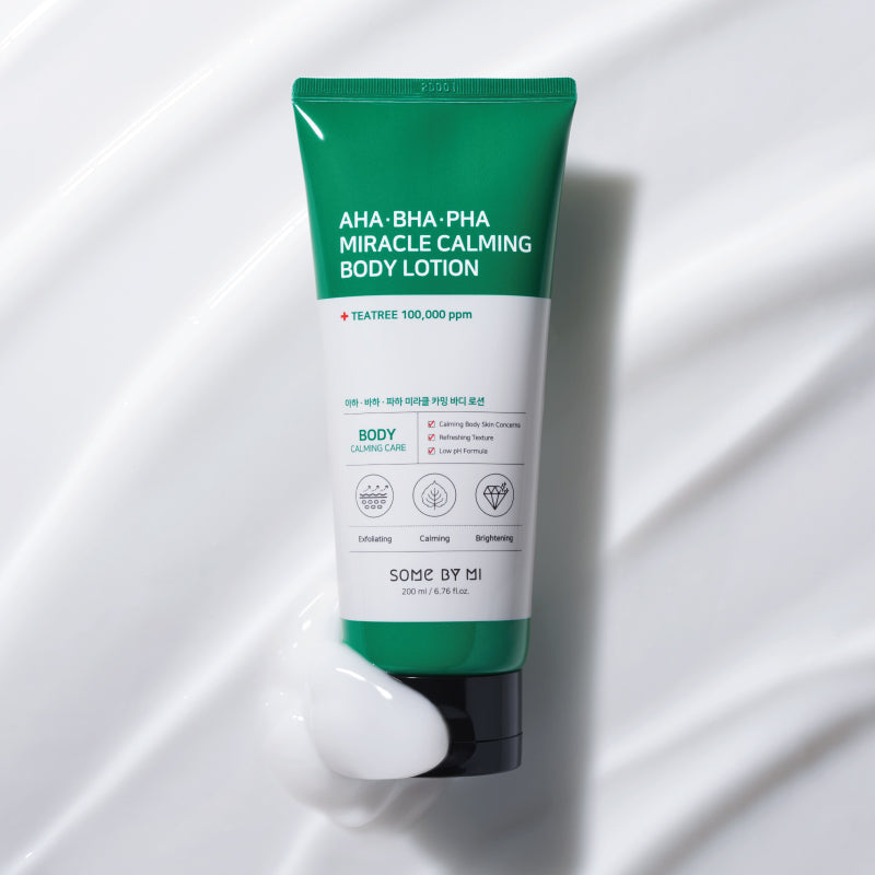 SOME BY MI AHA BHA PHA Miracle Calming Body Lotion Texture | BONIIK K Beauty Skincare