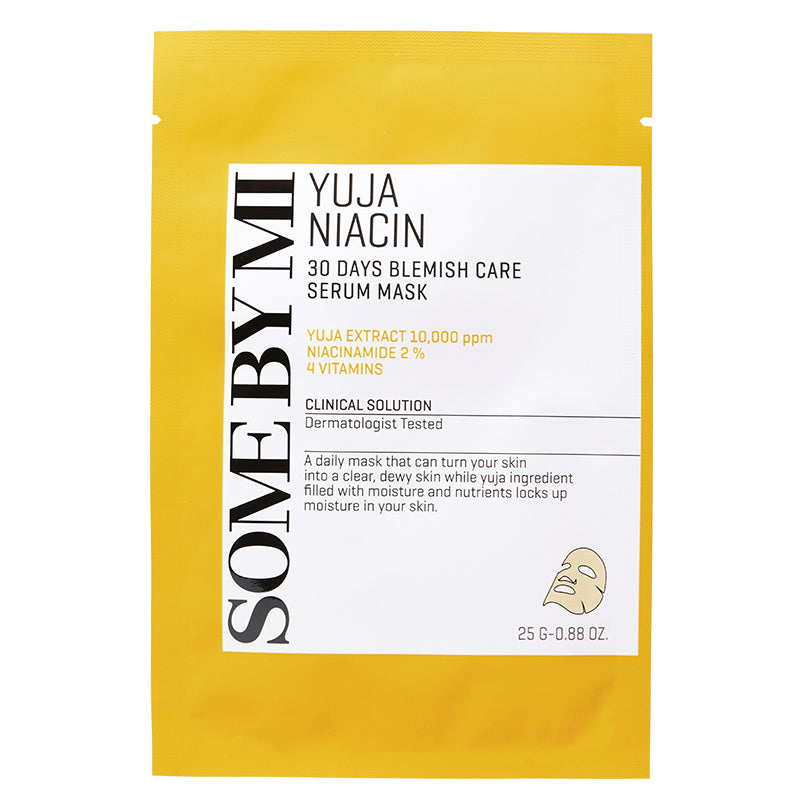 SOME BY MI Yuja Niacin Blemish Care Serum Mask | BONIIK Best Korean Beauty Skincare Makeup in Australia